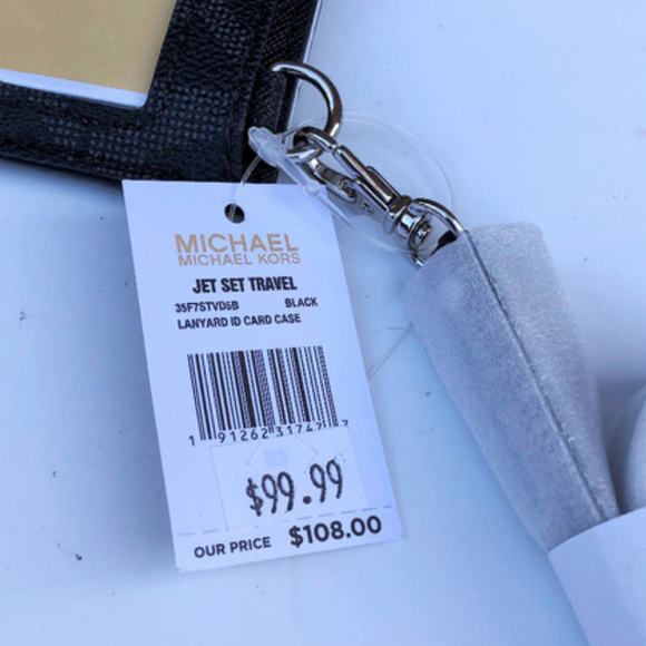 Michael Kors Jet Set Travel Lanyard ID Card Case - Picture 3 of 3